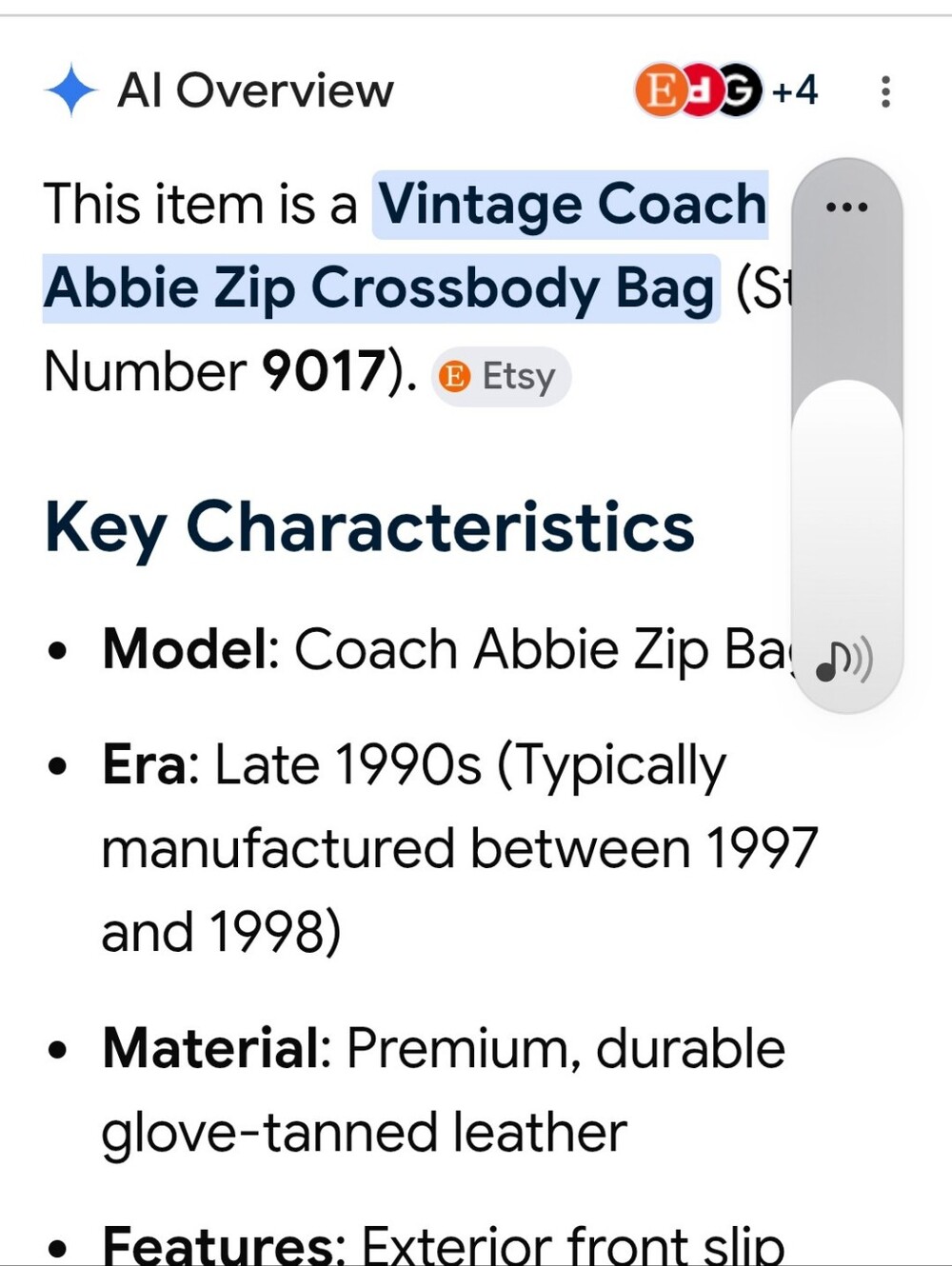 Coach Brown Crossbody Bag - Picture 9 of 9